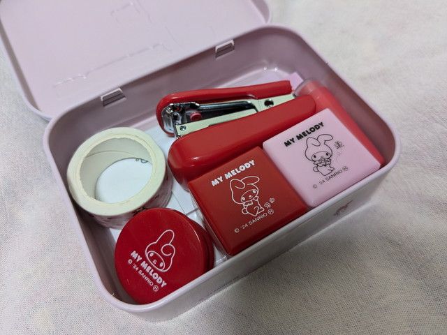 マイメロディミニ文具10点セット