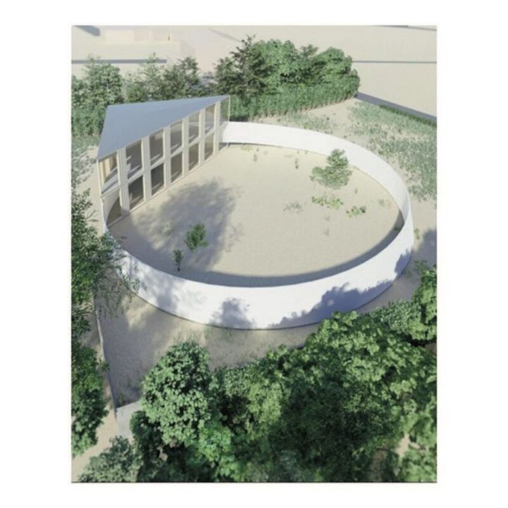 大日方久美子さんが建設中の家 犬を保護しやすい環境