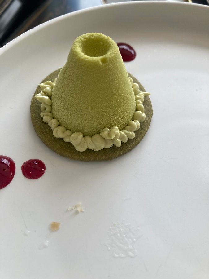 帝国ホテル×ムーミンのアフタヌーンティー ピスタチオのムース