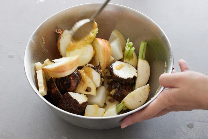 調味料と和える