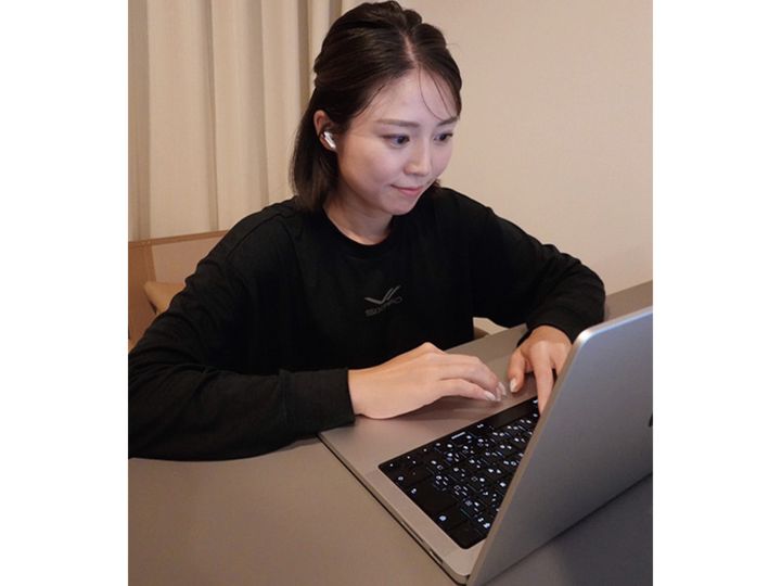 PCで仕事をするママライター