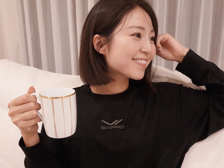 飲み物を飲んでリフレッシュ