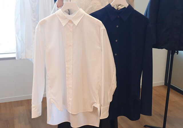 ユニクロのスーピマコットンオーバーサイズシャツ