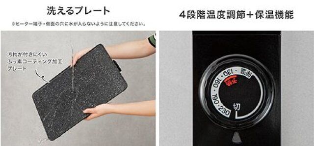 ニトリ フラットホットプレート WA2C02 特徴