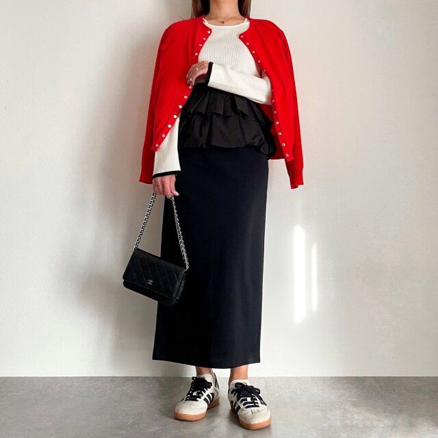 高校同窓会コーデ