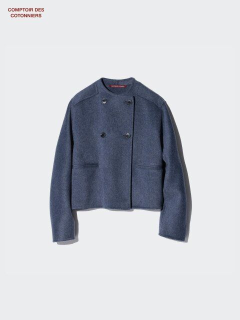 2024ユニクロ女性おすすめダブルフェイスブルゾン