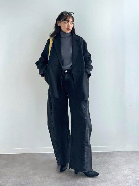 ブラックデニムコーデ5