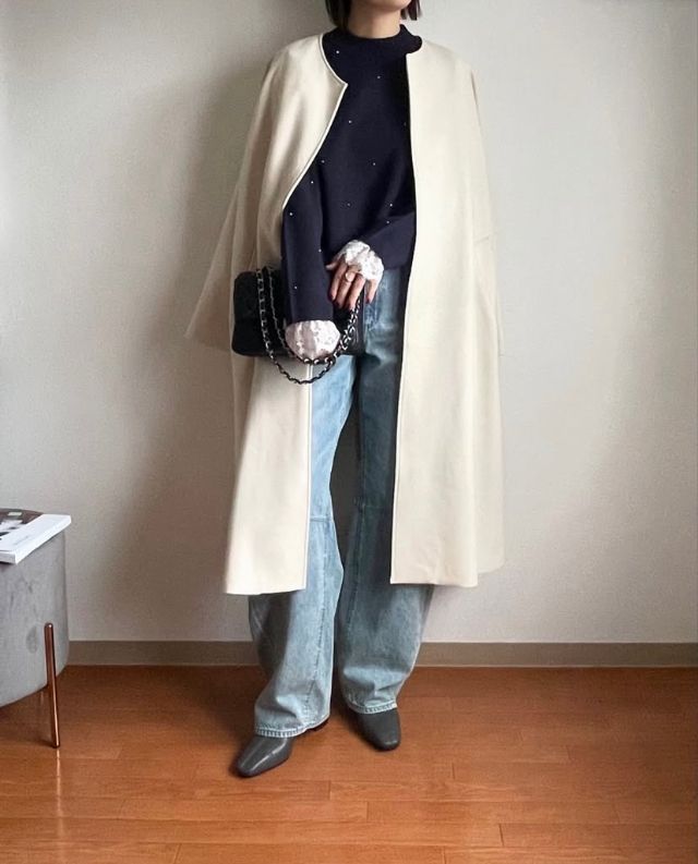 スタッズニット