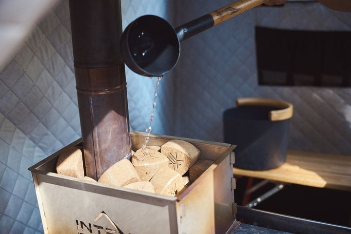 テントサウナに