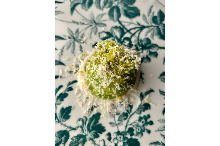 ピスタチオの冷製パスタ