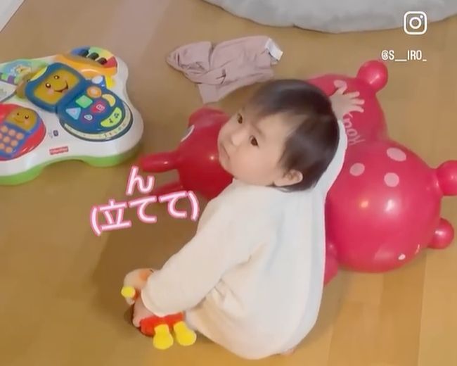 “女王様すぎる1歳ガール。こき使われていたまさかの人物とは…”