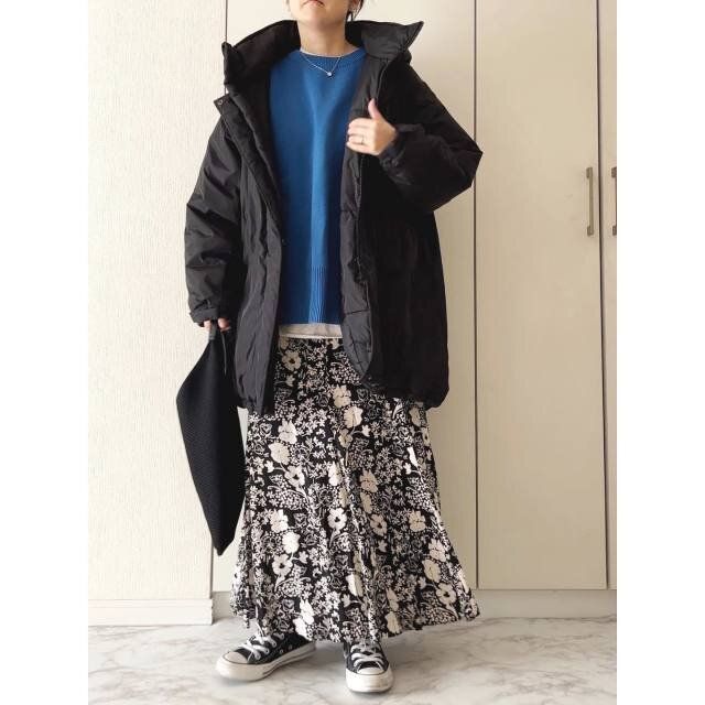 お正月大人レディーススニーカー花柄でエレガントコーデ