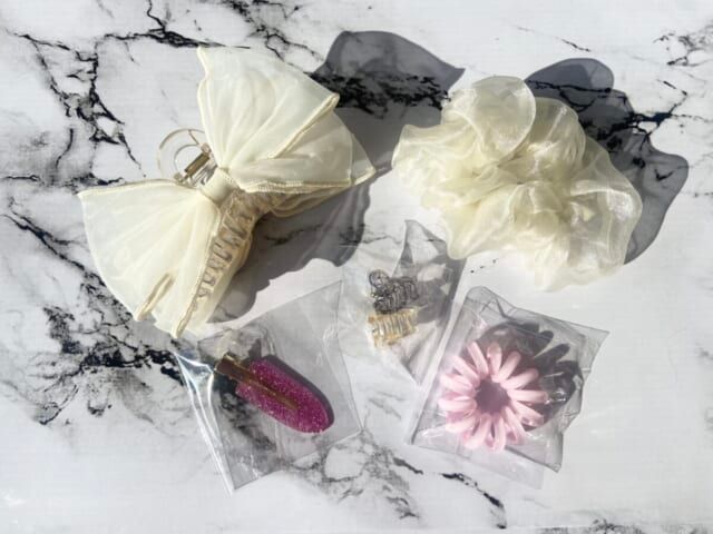 MY LUCKY BOX HAIR ACCESSORIES（ヘアアクセサリー5点入り） 中身