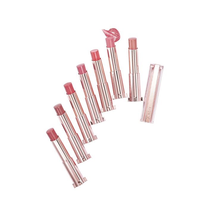 ランコム イドル リップ バターグロウ 左から：53、51、42、36、31、28、21