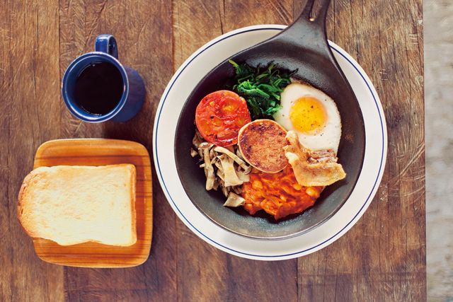 「ALL DAY ENGLISH BREAKFAST IN A PAN」1650円