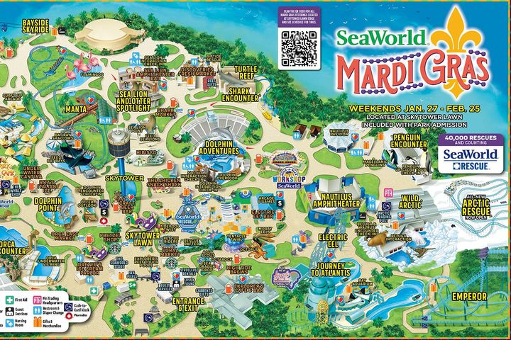 シーワールド・サンディエゴ のMAP（1964年）