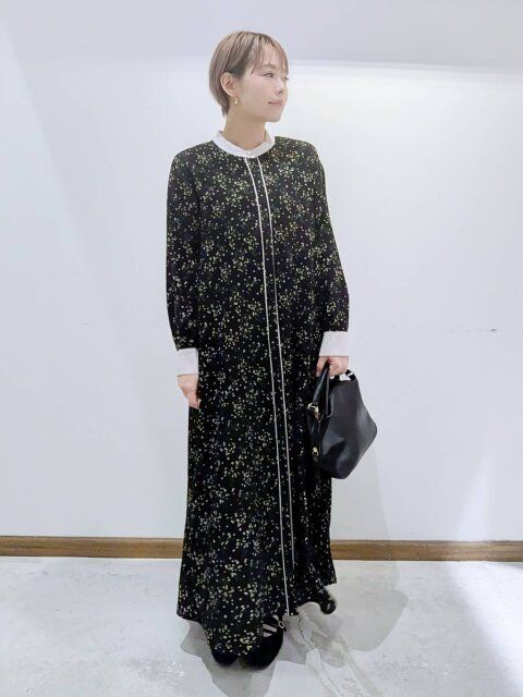 グローバルワークさらさらリラックスワンピース