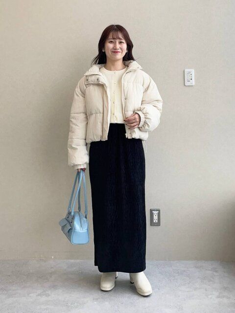 黒スカートコーデ4