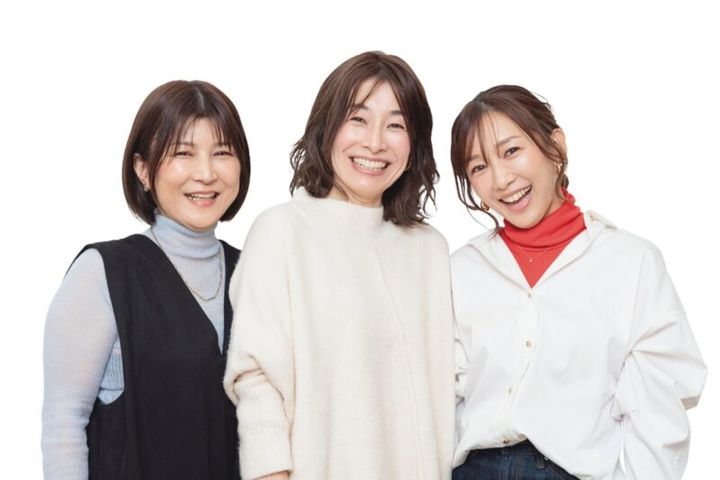 雑誌GLOWの読者チーム・かがやき隊 三遊亭あら馬さん、藤本真由子さん、上田純与さん