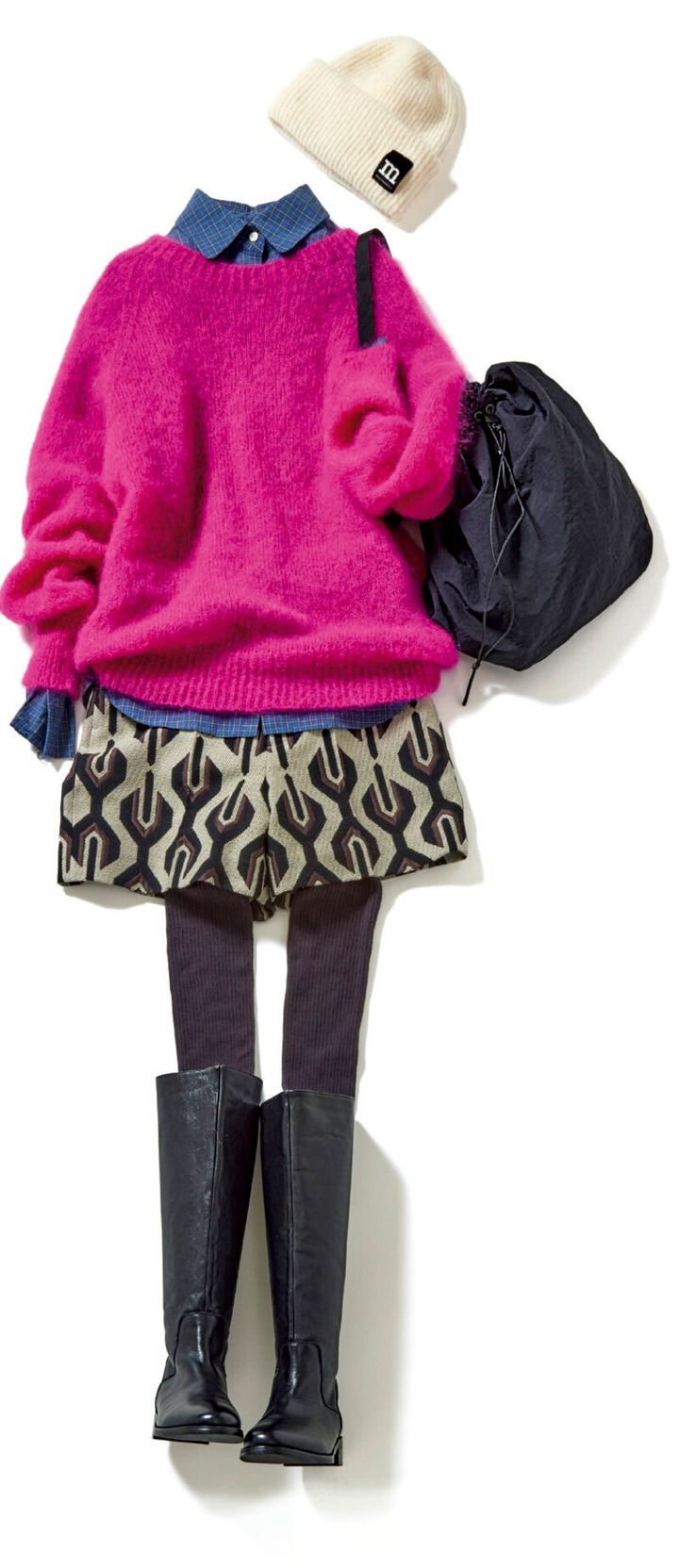 【pattern 01】甘さ控えめなベリーピンクを