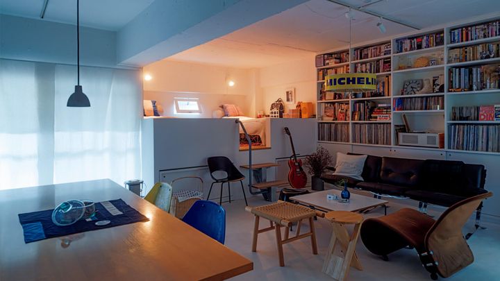 クリエイティブディレクター・渡邊謙治 自宅 リビングダイニング