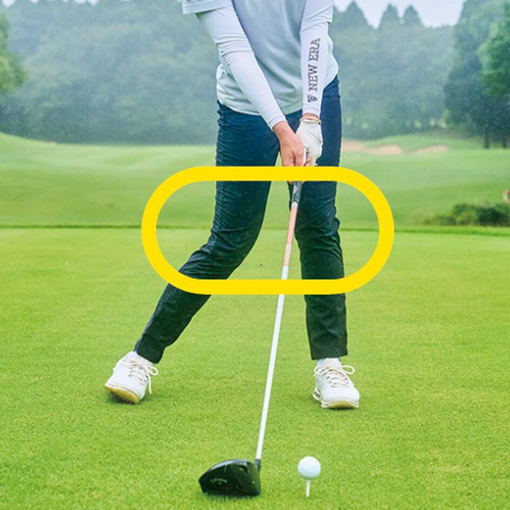 飛距離を伸ばすコツは、“足を曲げて伸ばす〞と〝お尻の左側を落として蹴る〞！