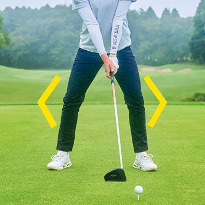 飛距離を伸ばすコツは、“足を曲げて伸ばす〞と〝お尻の左側を落として蹴る〞！