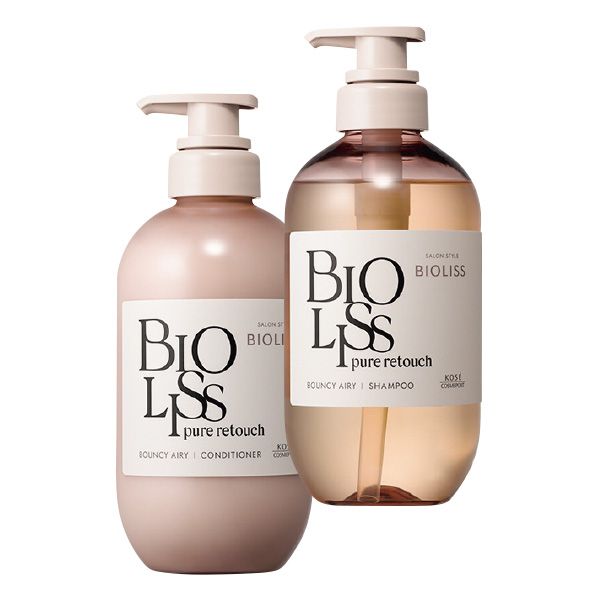 【左】ビオリス ピュアレタッチ ぺたふぅわ ヘア コンディショナー 【右】ビオリス ピュアレタッチ ぺたふぅわ シャンプー 