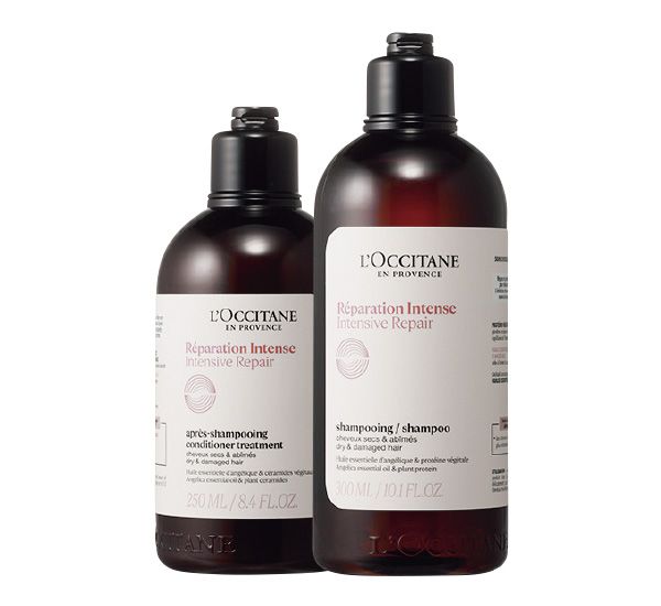 【左】インテンシヴリペア コンディショナートリートメント 【右】インテンシヴリペア シャンプー