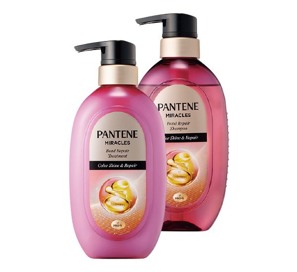 【左】ミラクルズ カラー シャイン＆リペア ボンドリペア トリートメント 【右】ミラクルズ カラー シャイン＆リペア ボンドリペア シャンプー