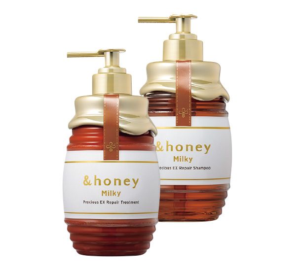 【左】プレシャスEX ヘアトリート メント2.0 【右】プレシャスEX リペア シャンプー1.0