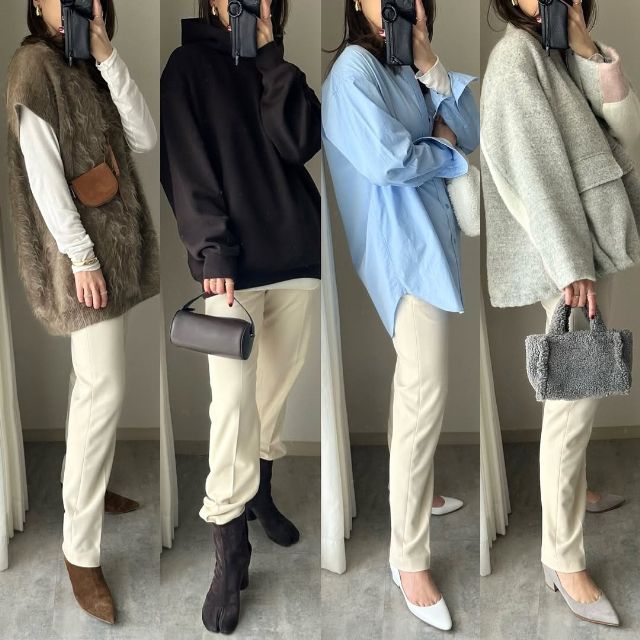 ヒートテックスマートパンツを着たコーデ