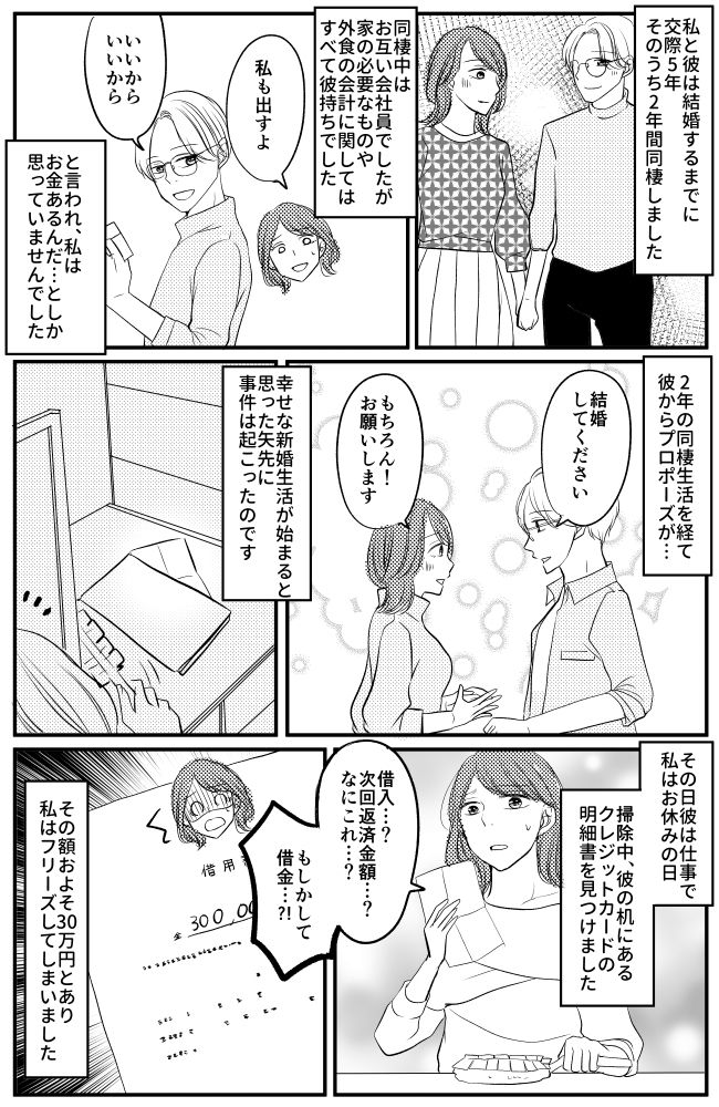 「次回の返済金額…？」夫の部屋で衝撃の物を発見！夫のある秘密がわかり…