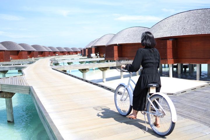 「アナンタラ・ディグ」内は、バギー・自転車・徒歩で移動可能