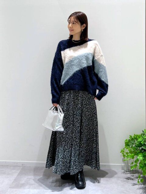 グローバルワークエアリーリラックスシャイニースカート