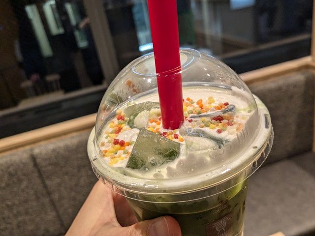 わらびもち 黒糖抹茶ミルクティー