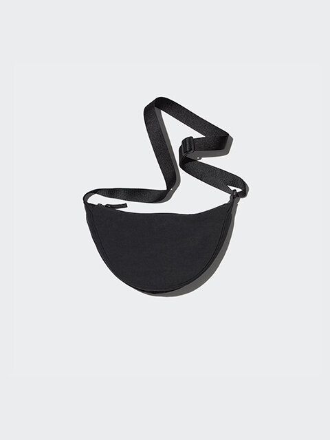 ユニクロ ラウンドミニショルダーバッグ BLACK