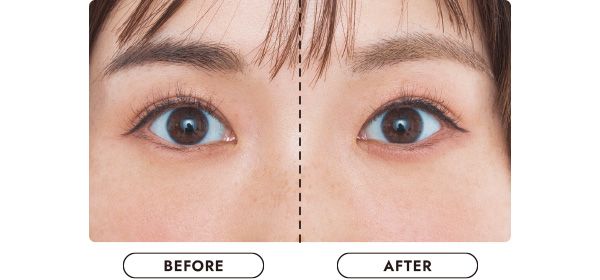 眉毛の色だけで印象が変わる！ BEFORE AFTER