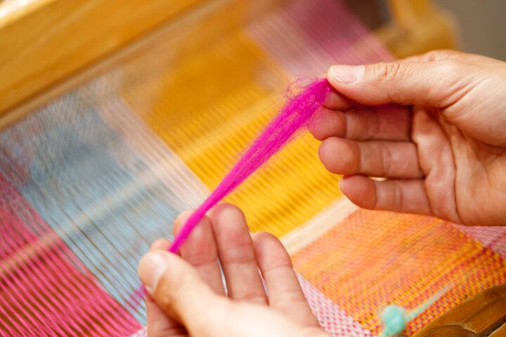 世界で一つだけの手織りマフラーづくりを体験♪大阪・中崎町にある体験工房「SAORI豊崎長屋」