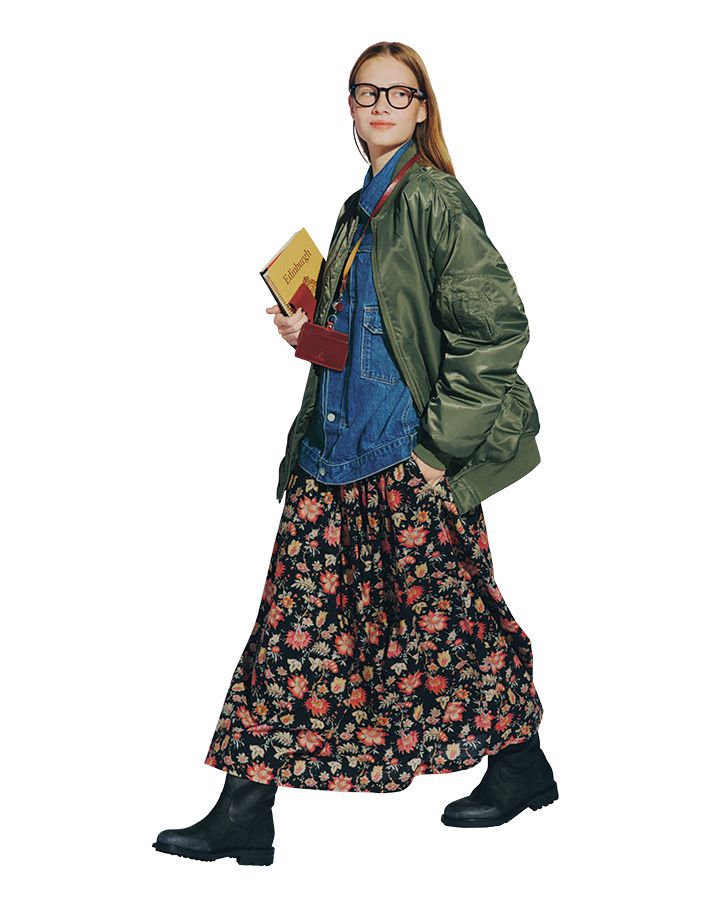 冬のマストアイテム！デニムジャケットの目から鱗コーデ【本日のFUDGE GIRL-1月7日】