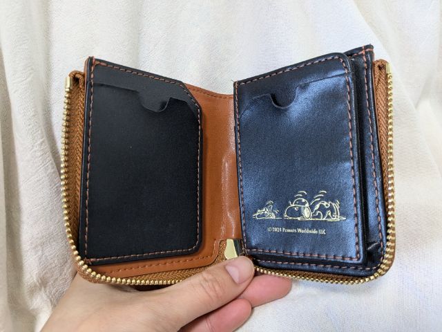 中を開けた姿・黒