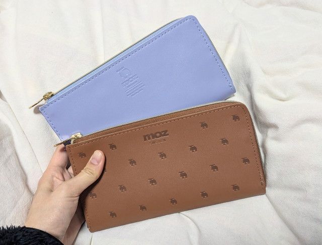 moz 整理上手な牛革長財布