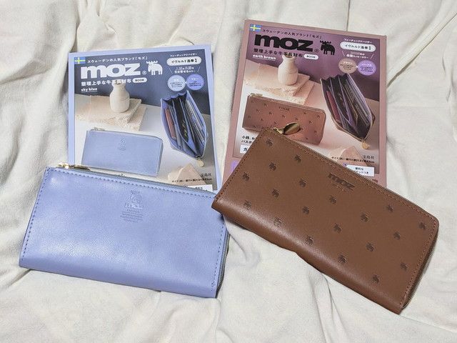 moz 整理上手な牛革長財布