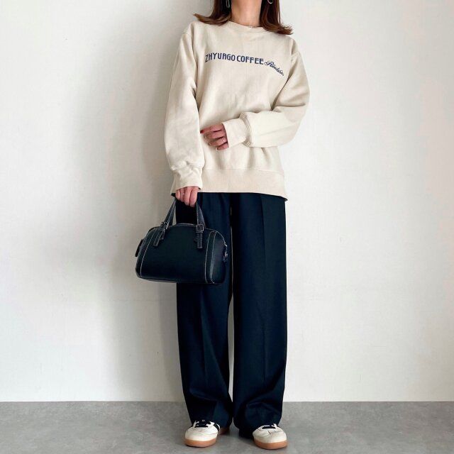 ユニクロ タックワイドパンツ NGコーデ オーバーサイズのスウェット