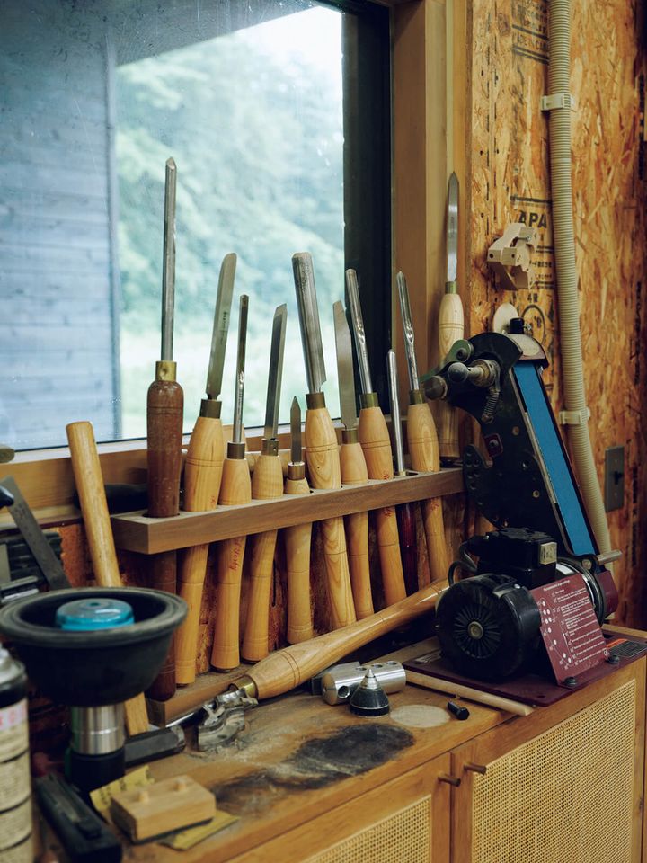 木工作家・内田悠の工房