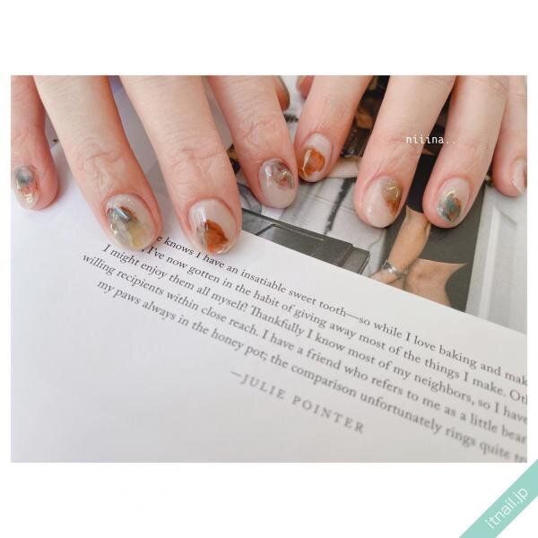 a little salon niiinaが投稿したネイルデザイン [photoid:I0097642] via Itnail Design (744924)