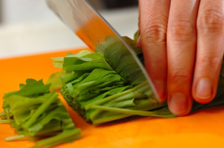 豚しゃぶサラダの下準備1