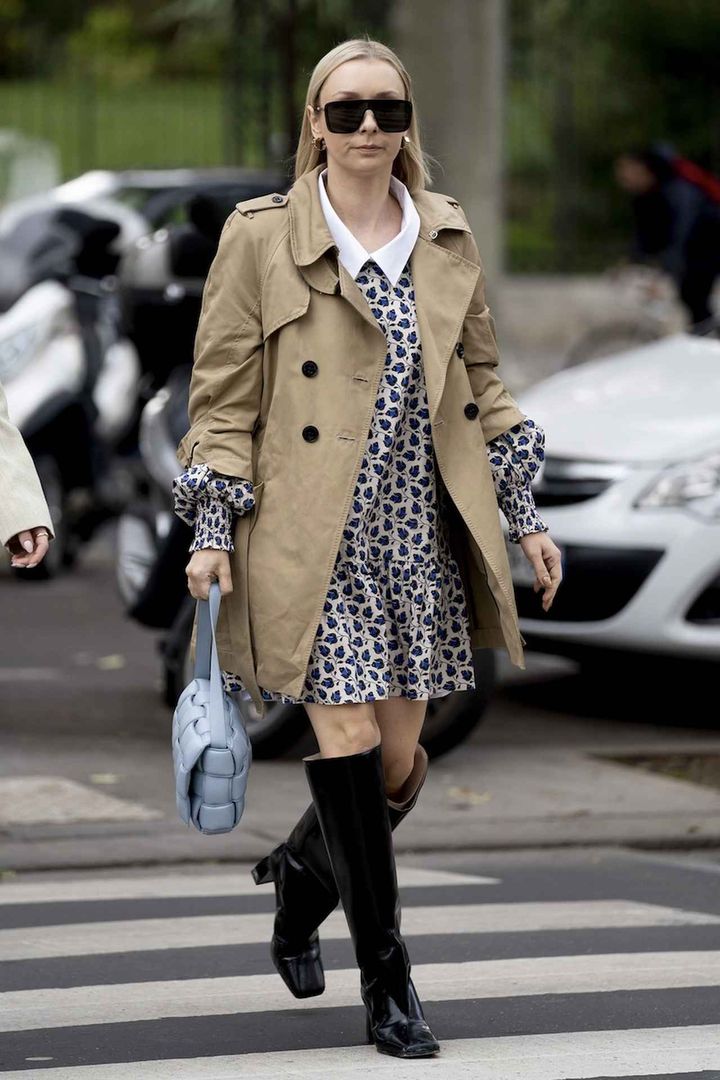 画像: 黒ロングブーツを投入して甘辛ミックスに