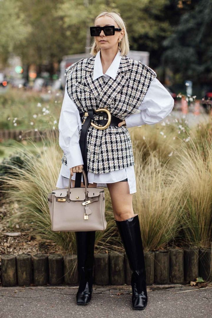 画像: 冬のジレスタイルが新鮮！