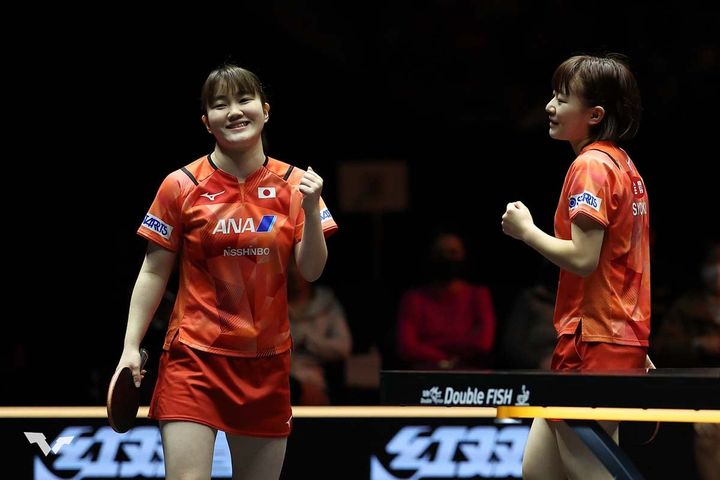 大藤沙月、横井咲桜（C）WTT